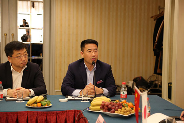 Guo Jianfeng, the research fellow of B&R Institute of International Cooperation Center of National Development and Reform Commission made a speech